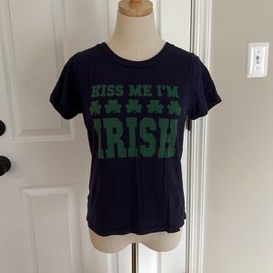 “Kiss Me I’m Irish” graphic tee